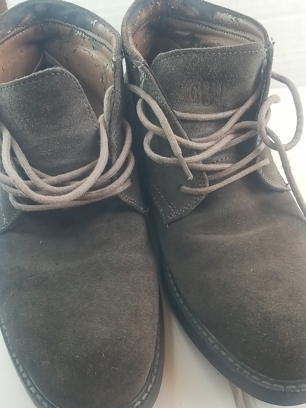 G.H. Bass & Co. Men's Dark Brown Suede Chukka Boots